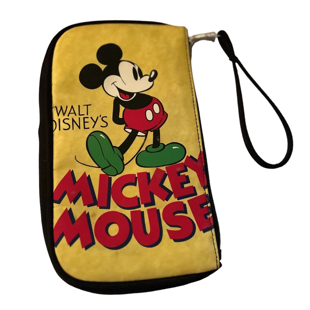 EUC Vintage Mickey Mouse Wristlet - Picture 1 of 4